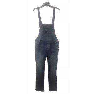 Free People Dark Denim Overalls Sz 28